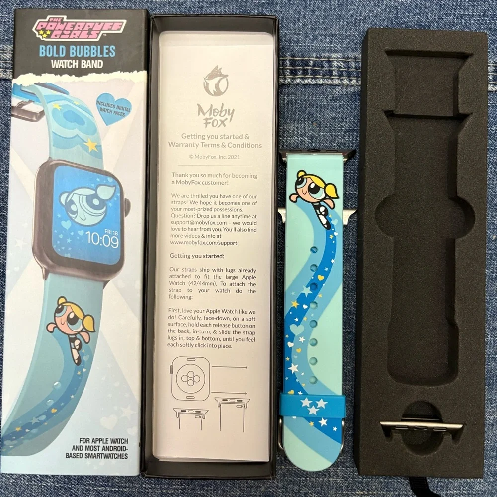 Powerpuff Girls Bold Bubbles Apple Smartwatch Band - Picture 6 of 11